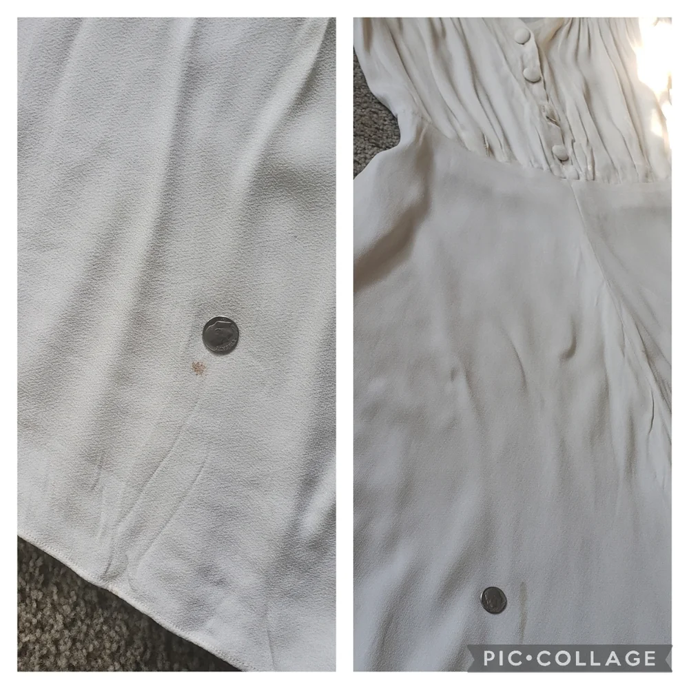 1940s Vintage Bridal Wedding Gown Dress Veil Belt - Picture 10 of 14